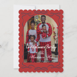 Invitación Modern Merry Christmas Party Invitation