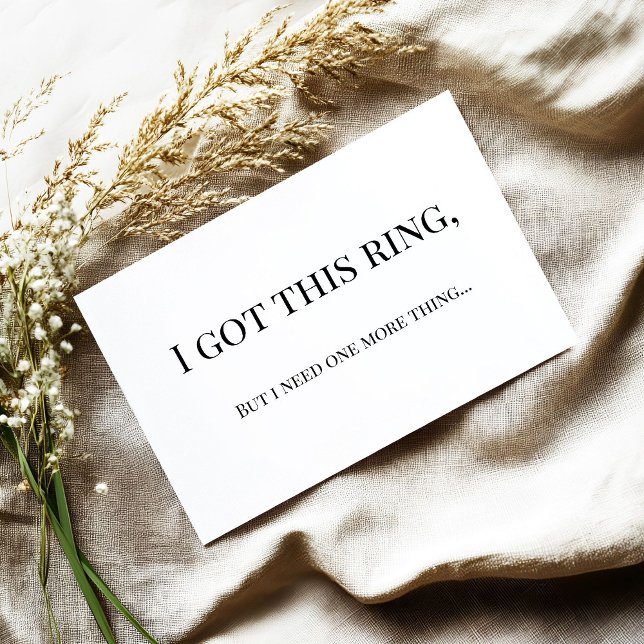 Invitación Modern Minimalist Bridesmaid Proposal Card (Subido por el creador)