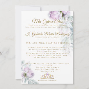 Invitación Modern Mis Quince Años