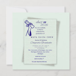 Invitación Modern Pastel Graduation Invitation | Class of 202