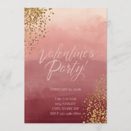 Invitación Modern Romantic Valentine’s Party Invitation