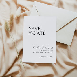 Invitación Modern Save the Date Card Template