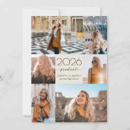 Invitación Modern Script 2026 Graduation