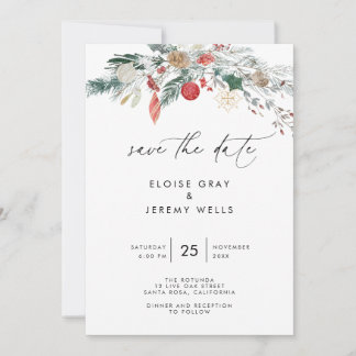 Invitación Modern Script Save the Date