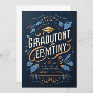 Invitación Modern Vertical Photo Graduation Invitation class