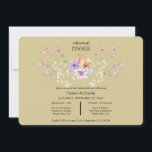 Invitación Modern wildflower spring wedding Dinner Invitation<br><div class="desc">Celebrate the beauty of nature with a Modern Wildflowers Spring Wedding. This enchanting event combines the fresh, vibrant colors of wildflowers with contemporary elegance, creating a perfect harmony of rustic charm and modern sophistication. From blooming floral arrangements to earthy, natural touches, it’s a celebration of love set against the backdrop...</div>