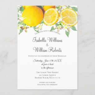 Invitación moderna a la boda de verano de Boho Lem