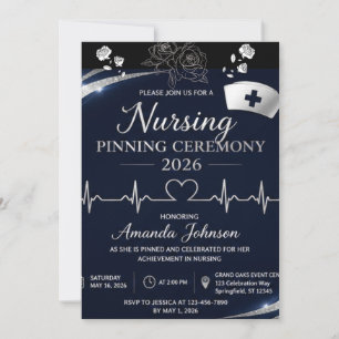 Invitación moderna a la ceremonia de entrega de in