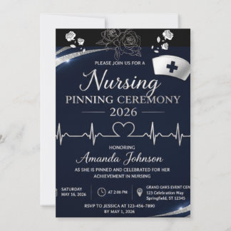 Invitación moderna a la ceremonia de entrega de in