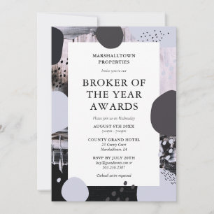 Invitación moderna a la ceremonia de premios corpo