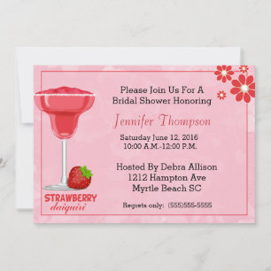 Invitación moderna a la ducha nupcial