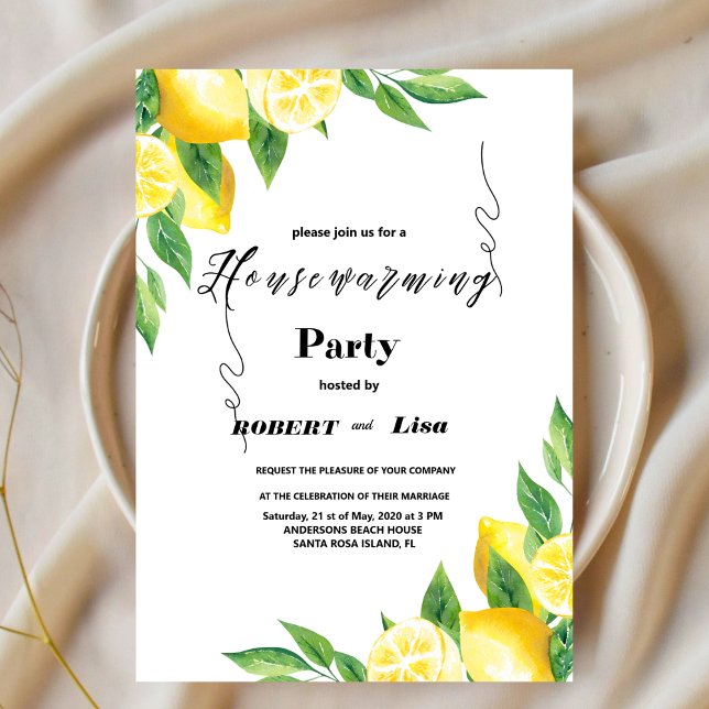 Invitación moderna a la fiesta de calentamiento de (Subido por el creador)