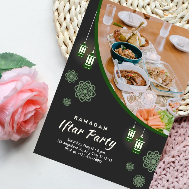 Invitación moderna a la fiesta de Iftar de Ramadán (Subido por el creador)