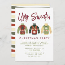 Invitación moderna a la fiesta de los Navidades su