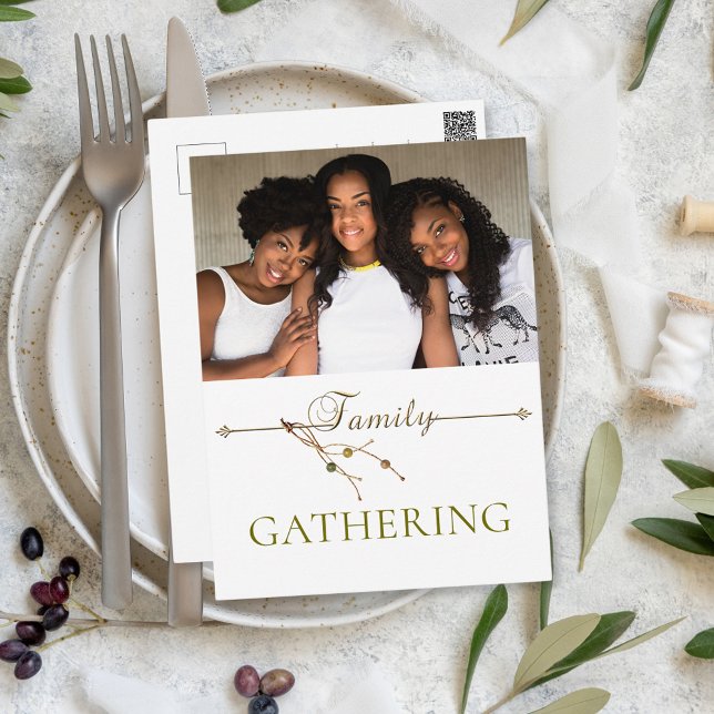 Invitación moderna a la fotografía de la familia d (Subido por el creador)