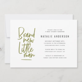 Invitación moderna a una fiesta para bebés