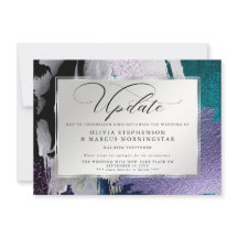 Moderna Abstracción Audaz Orquídea Azul Posposició