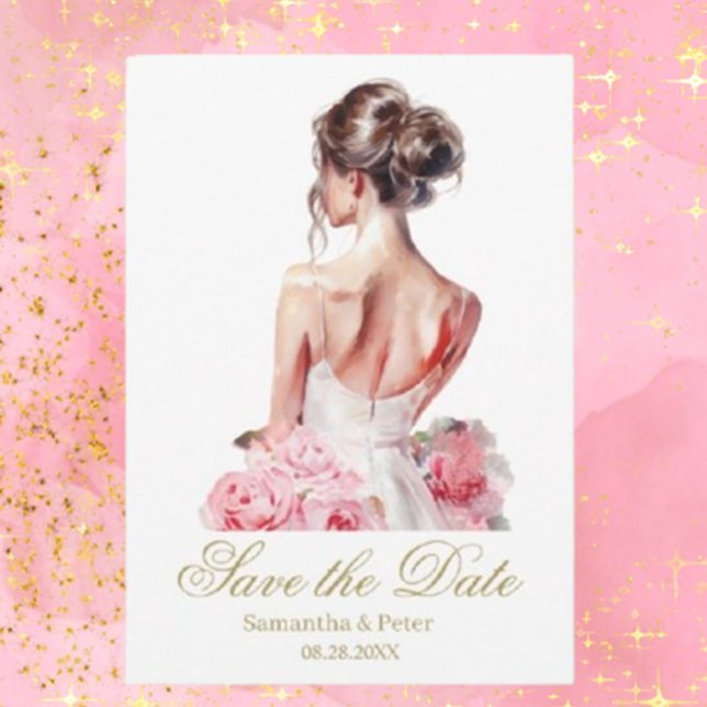 Invitación Moderna acuarela Boda rosa ducha de novia (perfect for creating unforgettable memories. Shop now!)