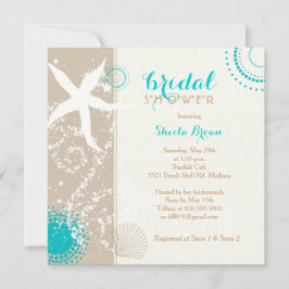 Invitación Moderna Beach Bridal Shower