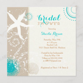 Invitación Moderna Beach Bridal Shower