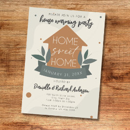 Invitación Moderna casa dulce hogar Fiesta de calentamiento