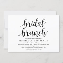 Invitación Moderna celebración de Brunch de ducha de novia