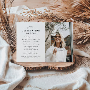 Invitación Moderna celebración fotográfica del monumento conm