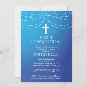 Invitación Moderna comunidad de chicos de la Cruz Azul Ombre 