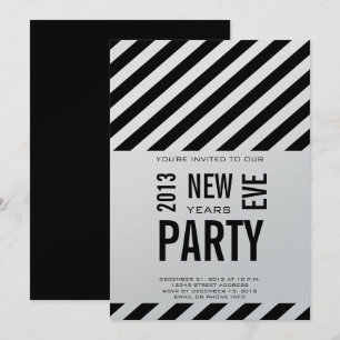 Invitación moderna de Año Nuevo 2013