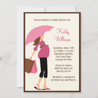 Invitación moderna de Baby Shower