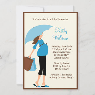 Invitación moderna de Baby Shower