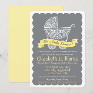 Invitación moderna de Baby Shower