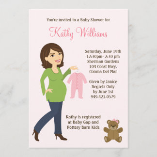 Invitación moderna de Baby Shower