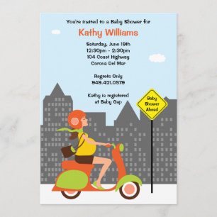 Invitación moderna de Baby Shower