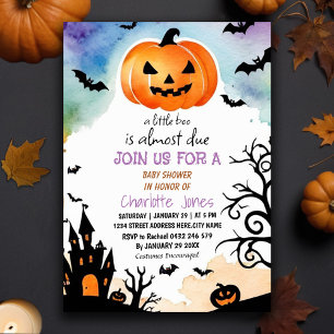 Invitación moderna de Baby Shower a Little Boo de
