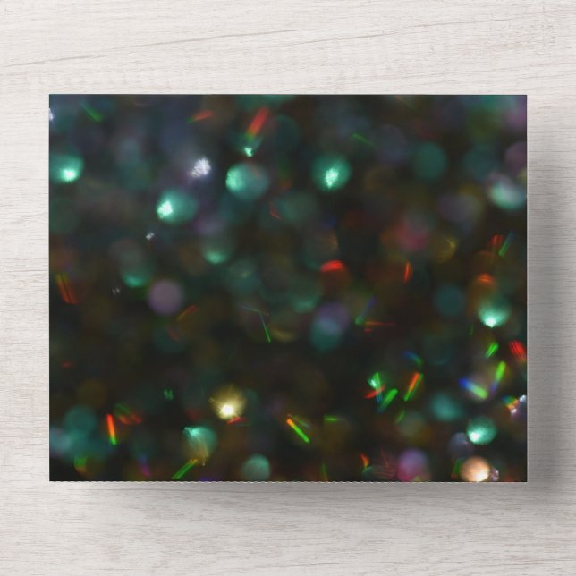 Invitación moderna de boda todo en uno - Moda y es (Anverso)