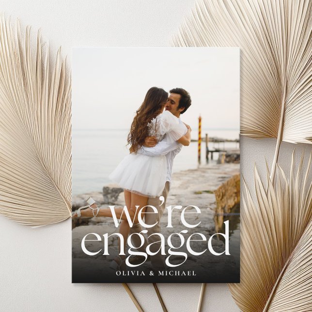 Invitación moderna de compromiso de fotografía Min (Subido por el creador)