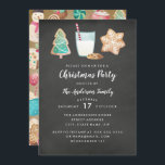 Invitación moderna de fiesta de Navidades Lácteos<br><div class="desc">Colección de Navidades coincidentes en la Pequeña Tienda Bayleigh!</div>