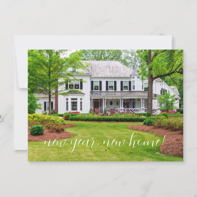 Invitación moderna de fotografía en movimiento en  (Anverso)