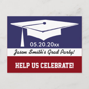 Invitación moderna de graduación