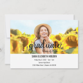 Invitación moderna de graduación