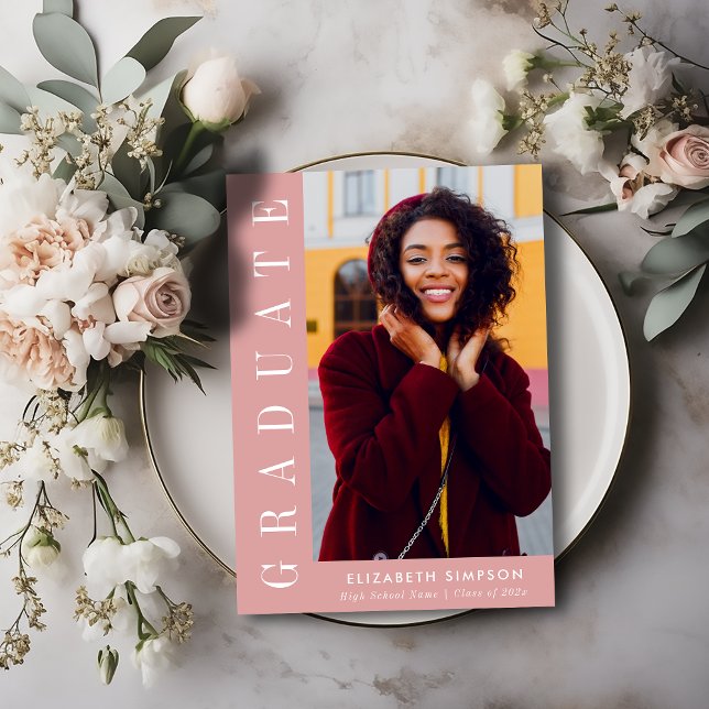 invitación moderna de graduación de enfermería ros (Subido por el creador)