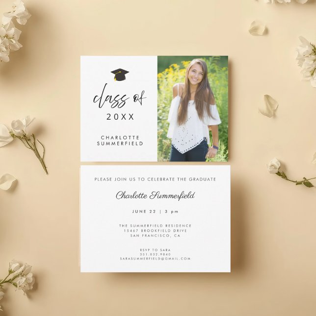 Invitación moderna de graduación para la clase sup (Subido por el creador)