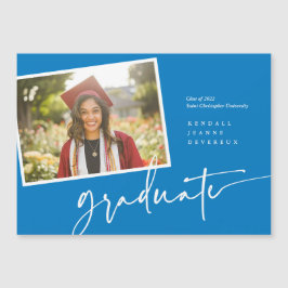 Invitación moderna de instantáneas para graduados