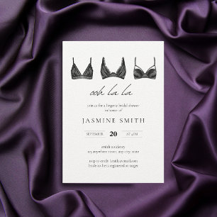 Invitación moderna de la ducha de novia de la lenc