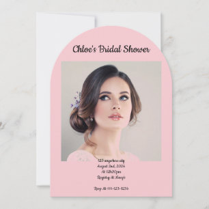 INVITACIÓN MODERNA DE LA DUCHA DEL BRIDAL DE ROPA