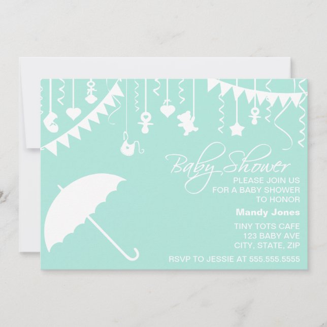 Invitación moderna de la fiesta de bienvenida al (Anverso)