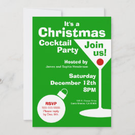 Invitación moderna de la fiesta de Navidad