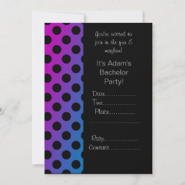 INVITACIÓN MODERNA DEL PARTIDO BACHELOR