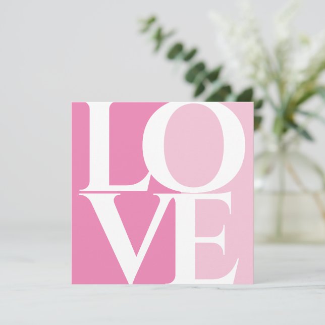 Invitación Moderna ducha retro rosa de novia (Anverso de pie)